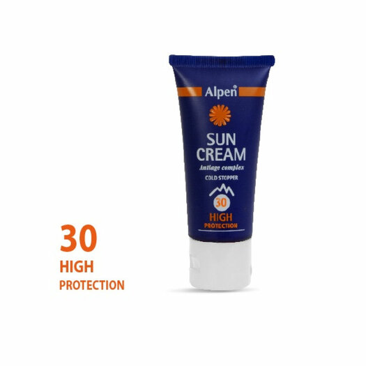 Alpen Sun Cream Zonnebrand Factor 30+ | Topsnowshop.Nl