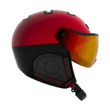 Skihelm met Vizier Kask Montecarlo Red - Red Mirror Vizier 