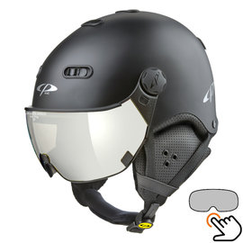 ski helmets with built in visor